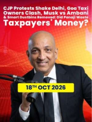 Episode 79: CJP Protests Shake Delhi, Goa Taxi Owners Clash, Musk vs Ambani & Tesla's Flying Car!